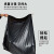 润尔雅  黑色平口垃圾袋  包 加厚款80*100cm*(100只/包)