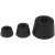 ZX7-200 250 400电焊机脚黑色圆形塑料底座垫二保焊圆形机箱配件 小号塑料脚垫