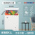 申花小冰柜家用小型冷藏冷冻保鲜两用迷你节能小冷柜单温小冰箱 42A108/冷藏/冷冻/一级能效