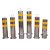 加厚不锈钢防撞柱可移动立柱钢管反光警示桩定制路桩304材质 159直径50公分固定柱