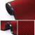 冰禹 BYX-442 PVC双条纹地垫 复合地毯 除尘防滑入户门地垫 厨房吸水脚垫 暗红40*60cm