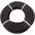 黑色夹布橡胶管高压空气水泵管耐油高温蒸汽胶皮软管6分1寸2寸3寸 内径16mm*3层 (18米)  4分