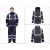 成人防水透气防暴雨反光衣专业防护分体雨衣套装反光印字 藏青蓝上衣 XL