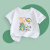 Lavi2024新款纯棉儿童短袖t恤夏季中童宝宝半袖上衣男女童洋气外穿3 月球奥特曼-白【男】 100