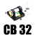 SC标准气缸附件安装精品底座CA/CB32/40/50/63/80/100 单双耳座 精品CB32 配 SC32缸径