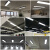 简约现代办公室吸顶灯会议室超亮写字楼创意长方形led长条灯条形 150x30厘米_75W_黑色款圆角
