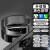 IZW分离式彩屏智能手环蓝牙耳机二合一可通话接听电话手表运动多功能 黑皮革[高清通话听歌+顶配版]