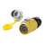 LP20 单孔螺纹黄色2-12芯 LED显示屏 连接器 母插头公座航空插 LP20-5芯 公插座(黄色)