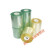拉伸膜PVC缠绕膜包装膜打包透明自粘式嫁接膜工业膜厂家直销 宽5cm*25kg(约130个) 绿色