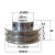 铝合金单槽皮带轮6mmPU圆带传动带皮带盘车床钻床电机双槽皮带轮 支持批量定制