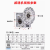 勤俭 rv40减速机蜗轮蜗杆齿轮箱B14铝NMRV涡轮减速器 NMRV90输出孔35-键宽10