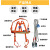 国标电工专用安全带爬杆加厚围杆带腰带安全带配件高空保险带绳子 国标 全方位安全带（灰绳）