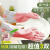 加绒手套女家务厨房洗碗清洁加厚耐用型冬天家用洗衣衣服冬季防水 粉色-2双装（荷花袖） 加绒