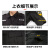 胜丽 夏季保安服套装安保物业制服套装 黑色夏长款斜纹套装+标志175 BAS01-H 1套