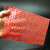 定制小号红色防静电全新料气泡袋泡泡袋加厚防震包装膜批发泡沫袋 10*20厘米(100只)