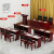 京酷 会议桌会场培训桌椅组合长条桌油漆木皮条形桌 双人桌1.4米