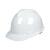 盾守 安全帽 V型不透气(旋钮款) 工程工地建筑施工 防砸抗冲击 白色 1顶
