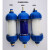 适用干燥管 有机玻璃净化管 气体混合器 气相气路除水脱水管 色谱配件 50*260干燥管配1/8卡套接头