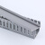 绝缘线槽PVC阻燃灰色走线槽 明装配电箱控制柜走齿形开口塑料线槽 灰色高50*宽25-100米 2米一根含