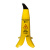 定制适用小心地滑台阶安全警示牌禁止停车标志酒店用品立式香蕉皮路锥创意 60cm香蕉锥（全英文）小心 60x30cm