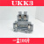 n导轨式UK-2.5B接线端子台uk3/5/6/10双层电压电流保险接地端子排 (铜件)UKK3双层端子（100只）