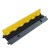 冰禹 电缆保护槽线槽板 线槽减速带压线板 PVC盖板二线槽1000*250*50mm 1个 BYxx-97