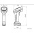 何健弓海康机器人MVIDH7010系列高性能二维码扫描器扫码枪无线手持工业 MV-IDH7010-07-NR-L(有线))