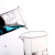 玻璃烧杯 低型烧杯 牛奶杯 高硼硅耐高温刻度杯 实验器材玻璃加厚量杯25 50 100 150 50ml (蜀牛)