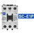 交流接触器SC-E1P SC-E2P 3P 4P AC220三相380V SC-E1P AC 110V