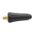 OIMG氩弧焊电焊机接线端子铜欧式快插配件焊把线快速插头插座接头 (红色)35-50底座