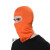 电焊面罩焊工隔热防防烤脸晒薄款冰丝头套防尘防护装备遮阳帽 单孔头套橙色适