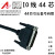 ASDA B2系列伺服控制驱动器CN1 44芯控制线缆ASD-BCNDS0044 DB44  公头转端子带编号 0.5m