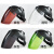 PC有机玻璃电焊面罩烧焊工防护罩脸部头戴式氩弧焊面卓气保焊透明 黑顶绿色