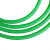 pu圆皮带圆条聚氨酯工业传动带圆形带o型带TPU棒橡胶条牛筋实心绳 绿色粗面12mm(1米价)