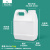 加厚食品级塑料扁桶方桶酒桶油桶油壶密封桶5升5kg2.5公斤10L 1L白色-加厚款