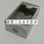 120型LOFT明装铝制工业风哑光底盒镀锌管接线盒保护盒BOX
