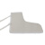 工孚 电焊护角盖套电焊隔热护腿加厚焊接脚罩均码 一个价 白帆布系带短护脚 