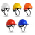安全帽工地男ABS建筑工地加厚施工电工透气盔国标领导监理定制 反光红色