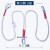 盛融乾安全带挂绳连接绳子定位绳大钩绳双钩链子建筑工地户外高空安全绳 单小钩 3米