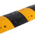 SAINUO 减速带 橡胶减速板 公路交通设施道路汽车限速带5cm高人字形(带螺丝）100*35*5cm