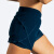 布鲁克斯BROOKS新款跑步短裤官方女士五分裤带内衬收纳透气吸汗贴身 深海藍 S/160/68A女