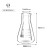 玻璃三角烧瓶烧杯化学实验器材锥形瓶带塞50/150/250/500/1000ml 环球直口三角瓶100ml