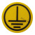 定制适用铝接地标识安全设备PVC贴纸防水标识牌工厂机械警示警告 A方形红色标识黑色字黄色底