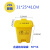 医疗垃圾桶黄色脚踏污物桶医院生活废物利器盒医用废弃物收集桶 [黄色]20L脚踏[一箱/10个]