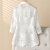 ANGEL MOOD香港潮牌欧根纱小西装外套女夏季薄款白色镂空西装七分袖西服薄纱 白色 S