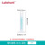 戴丹塑料量筒实验室量杯带刻度材质厚直型透明塑料量筒带刻度圆柱 Labshark 塑料量筒蓝线25ml 1个