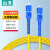 山泽 电信级光纤跳线 SC-SC(UPC) 单模单芯 低烟无卤9/125环保入户光纤线 收发器尾纤 1米 G0-SCSC01