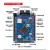 STM32F103ZET6开发板 STM32核心板/ARM嵌入式学习板/单片机实验板 黑色STM32F103ZET6开发板 送USB