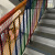 儿童楼梯防护网阳台彩色装饰网防坠网护栏网宝宝隔离网安全防攀爬 彩色0.8米高3米长