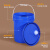 特厚工业级水桶塑料桶密封桶油漆桶油墨桶胶桶桶小桶大桶机油桶带盖带提手L升KG公斤 20L-白色特厚（带盖）
